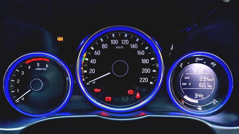 Image of a car's dashboard